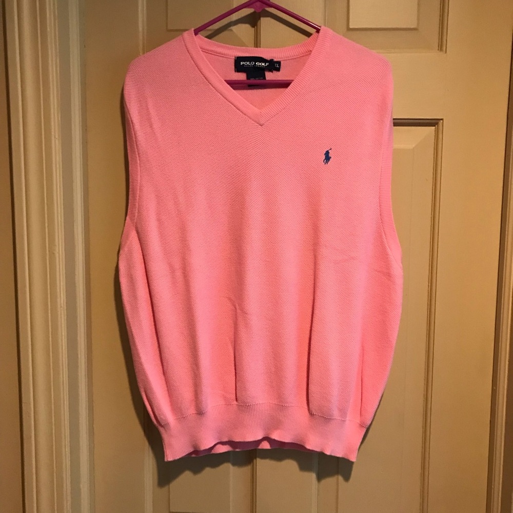 Polo by Ralph Lauren Pink Men's Sweater Vest